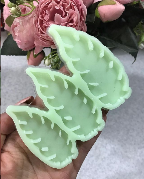 

ЭКСКЛЮЗИВ! Силиконовый Молд для шоколада, карамели и мастики "Листья манстеры №2"