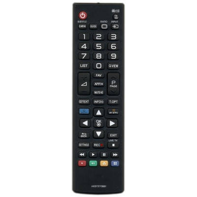 

Пульт для телевизора LG AKB73715601, Черный