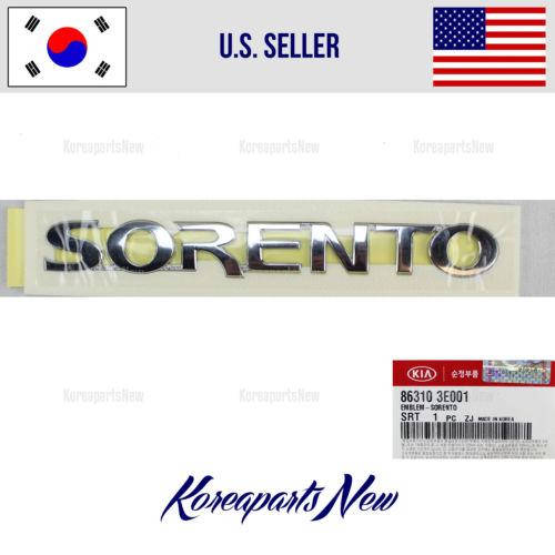 

Эмблема крышки багажника SORENTO 2002-2006