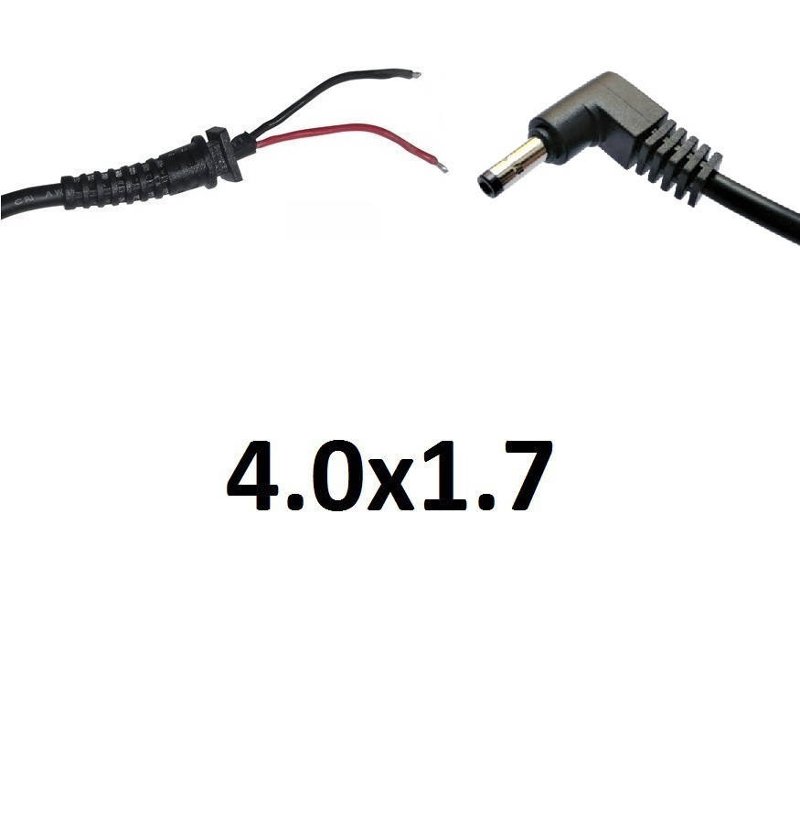 

Кабель для блока питания ноутбука HP\Lenovo 4.0x1.7 (до 5a) (L-type)