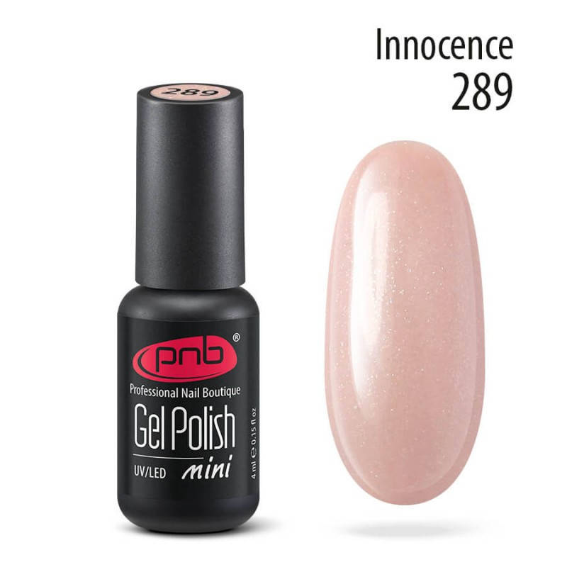 

Гель-лак PNB Gel nail polish mini №289 innocence 4 мл (15041Qu)
