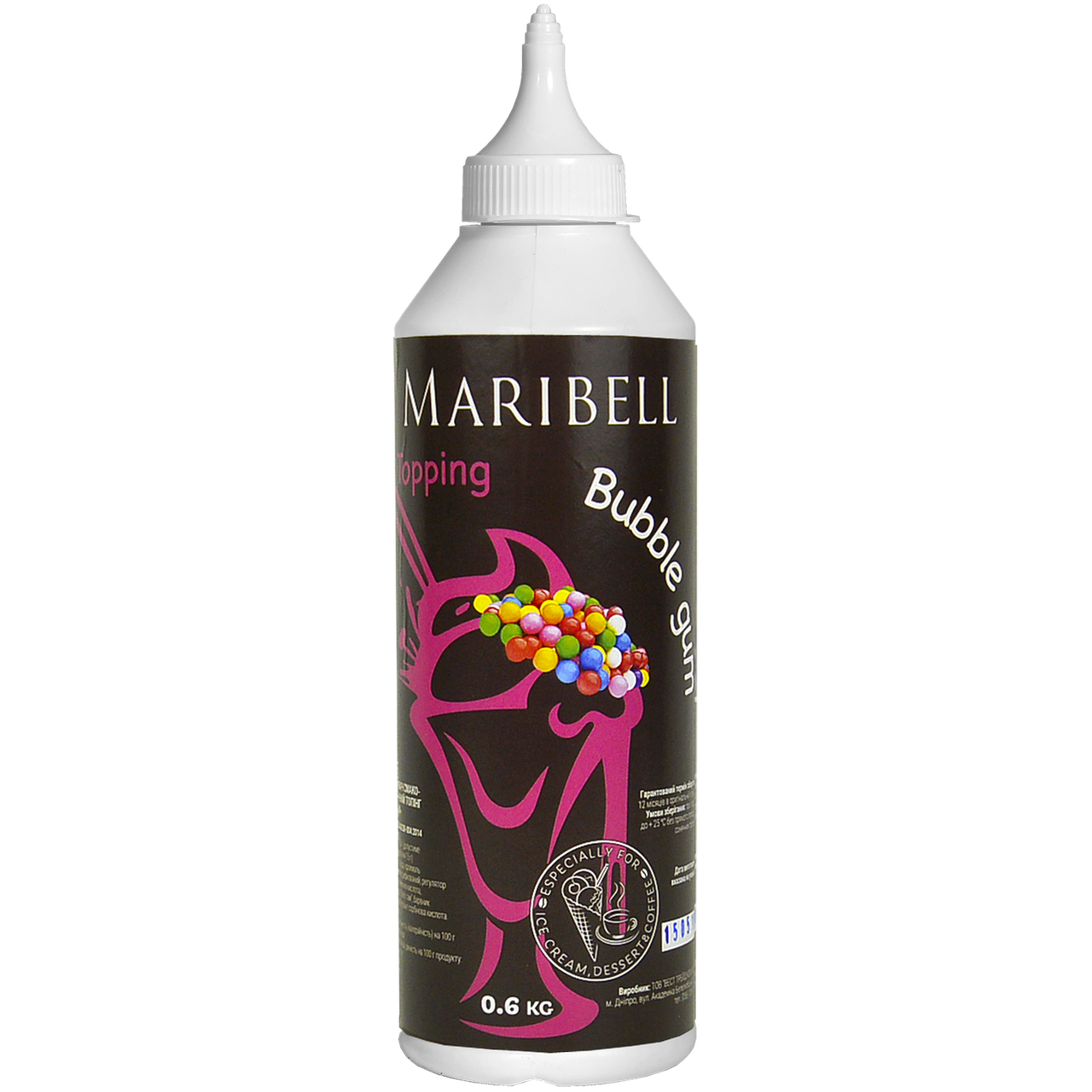 

Топпинг Maribell «Бабл гам» 600 мл