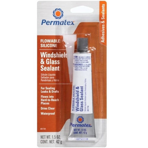 

Проникающий силиконовый герметик Permatex Flowable Silicone Windshield & Glass Sealer 42 г (81730)
