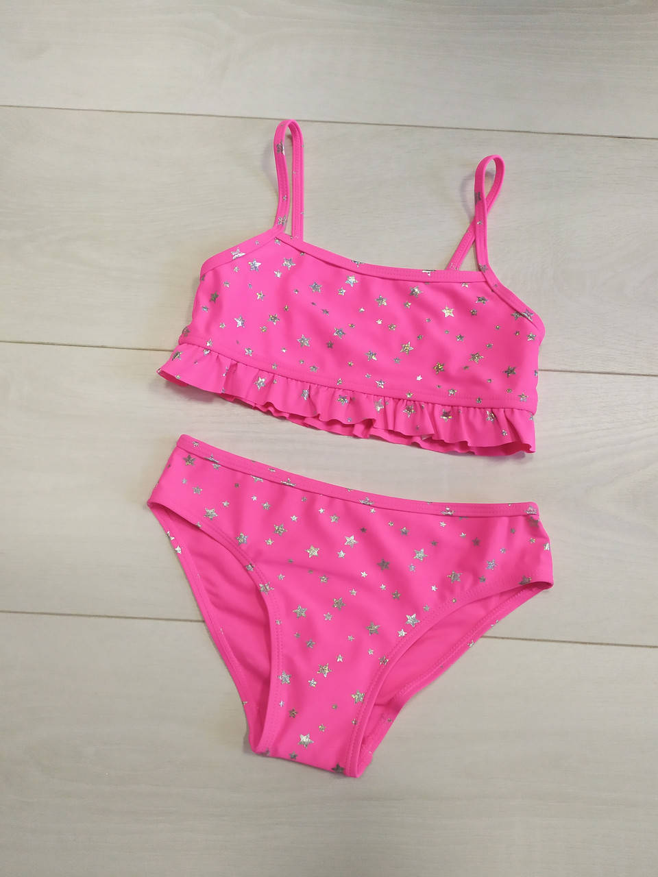 

Купальник для девочки розовый в серебренные звезды Primark (Англия) р. 98, 104, 116, 122см