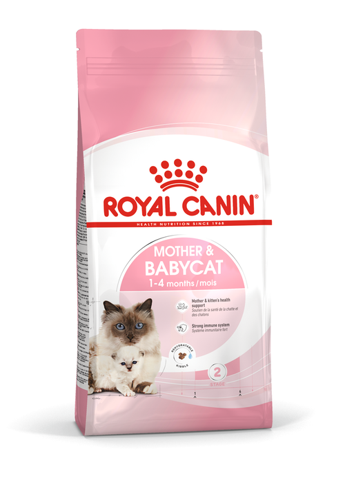 

Royal Canin MOTHER&BABYCAT 0.4кг Сухий корм для кошенят до 4 місяців і годуючих кішок