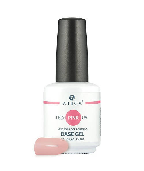 

Камуфлююча база Atica Pink Soak Off, 15ml