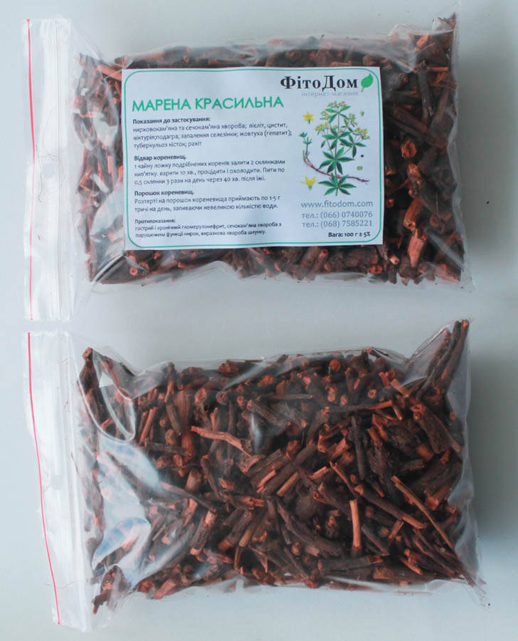 

Марена красильная (корень), 100 г