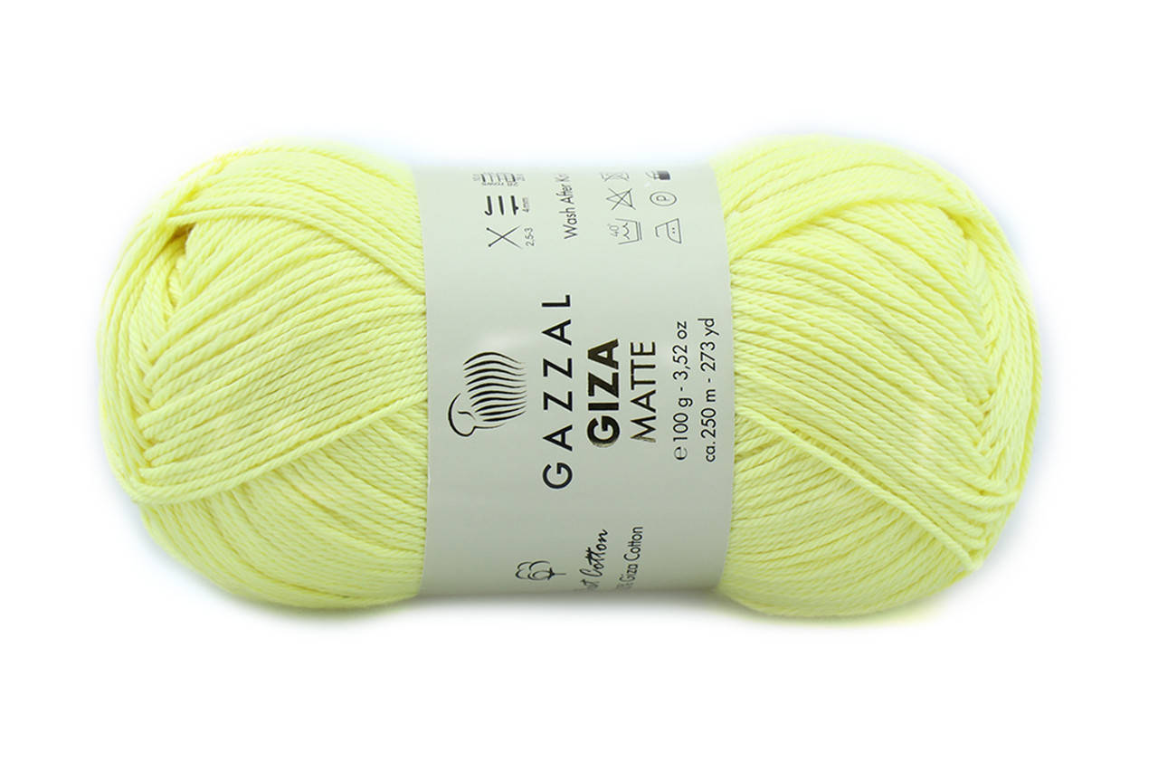

Gazzal Giza Matte, Лимон №5559, Желтый
