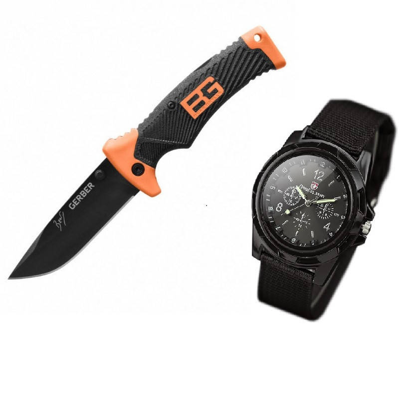 

Нож Gerber Bear Grylls Ultimate и часы SwissArmy