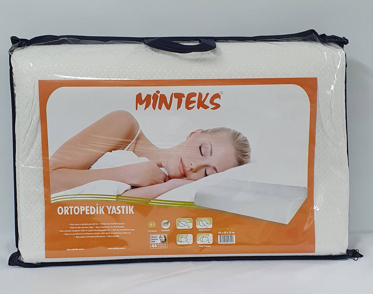 

Подушка Ортопедическая Mintex Visco Elastic standart 60*40, Белый
