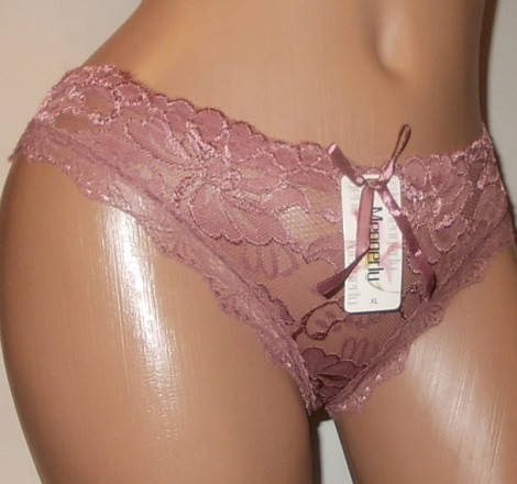 

Трусики женские кружевные р 42 XS, Кофе с молоком