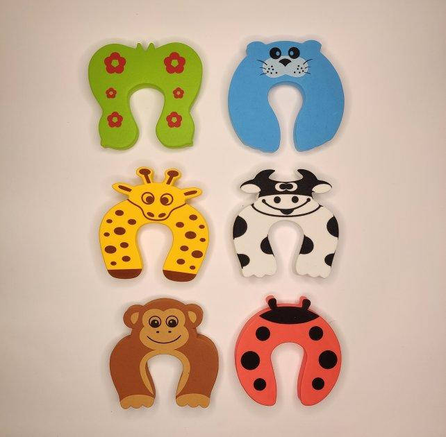 

Стопор для дверей Набор 6 шт Vela Защита для детей Детская безопасность Разноцветный, Разные цвета