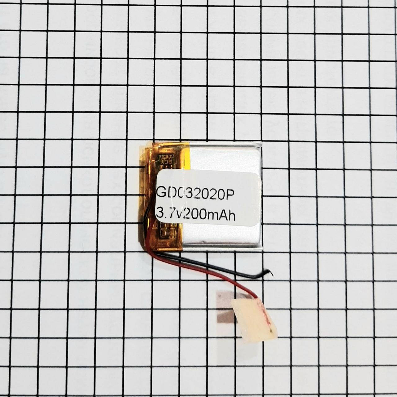

Литий полимерный аккумулятор 032020 200mah