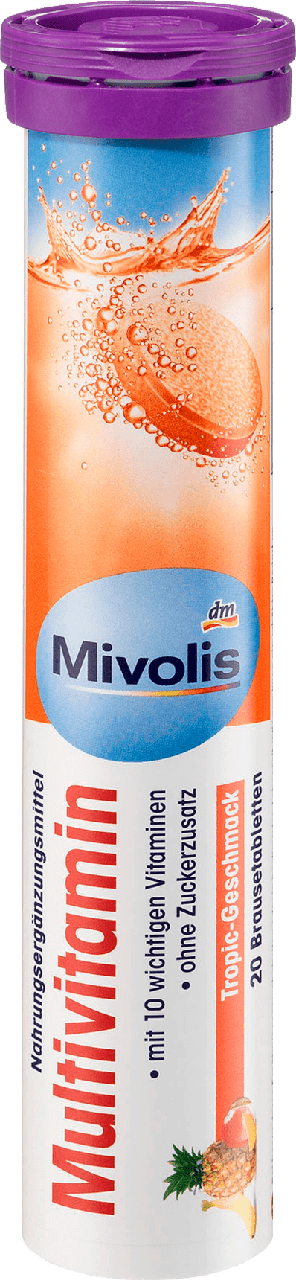 

Шипучие таблетки-витамины Mivolis Multivitamin, 20 шт.
