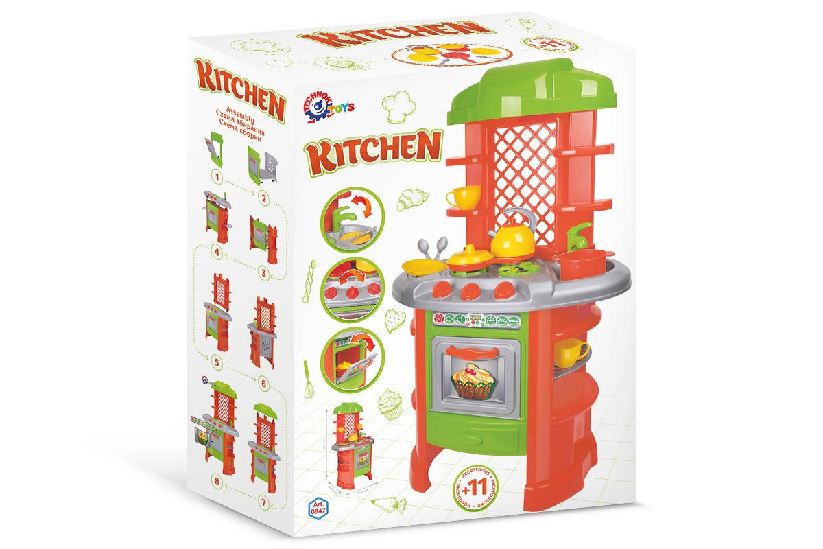 

Кухня игрушка детская "Технок 7".