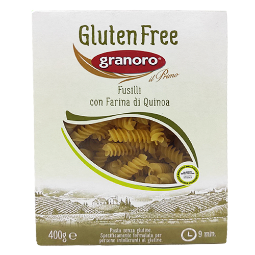 

Макарони без глютену Граноро фусіллі Granoro fusilli 400g 12шт/ящ (Код : 00-00003517)