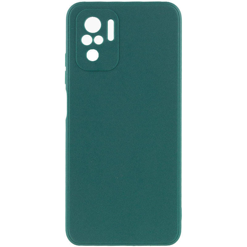 

Силиконовый Чехол с защитой камеры для Xiaomi Redmi Note 10 (Зеленый / Forest green)