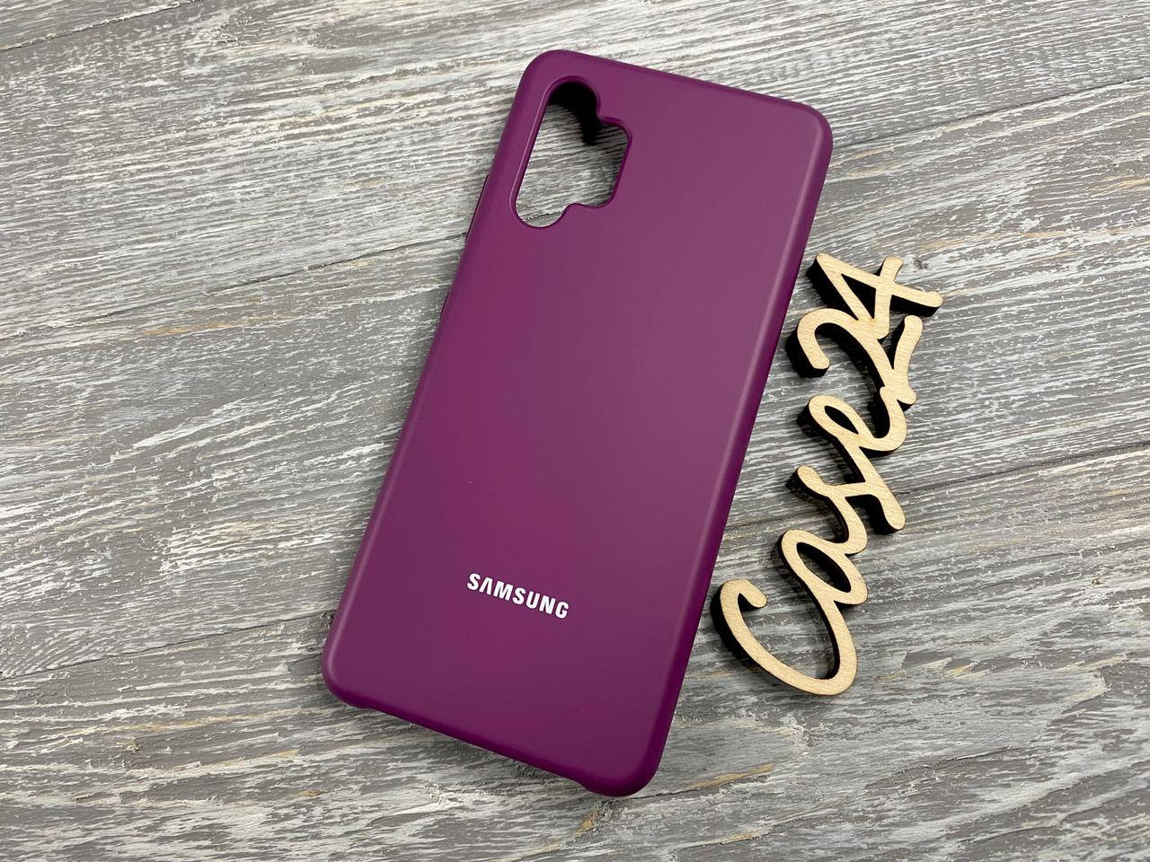 

Чехол Soft touch для Samsung Galaxy A32 (8 цветов) баклажановый
