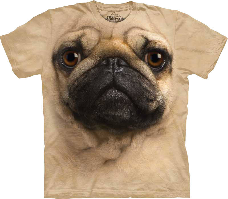 

Футболка The Mountain Pug Face 103369