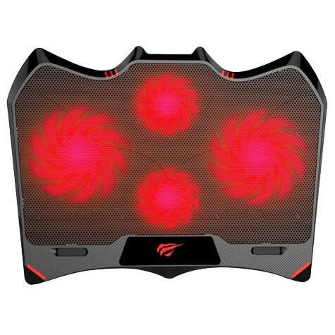 

Підставка для ноутбука з охолодженням Havit HV-F2081 USB с подсветкой RGB Чорний