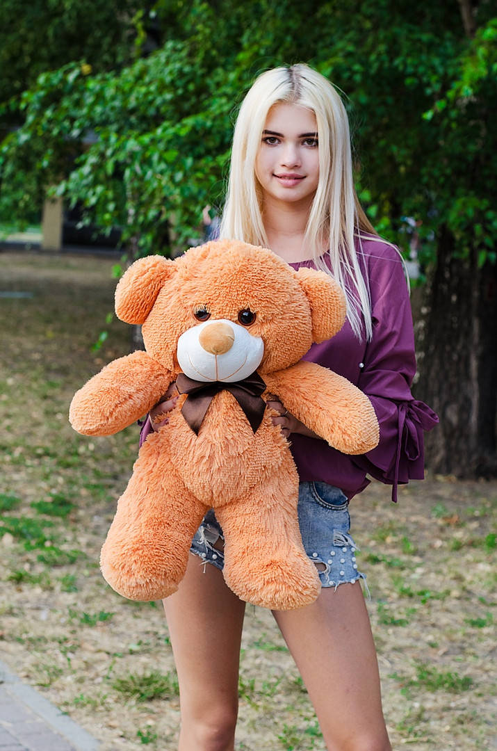 

Мишка Рафаэль 80 см Карамельный