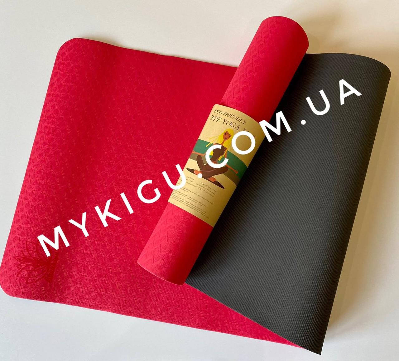 

Фитнес коврик Красный