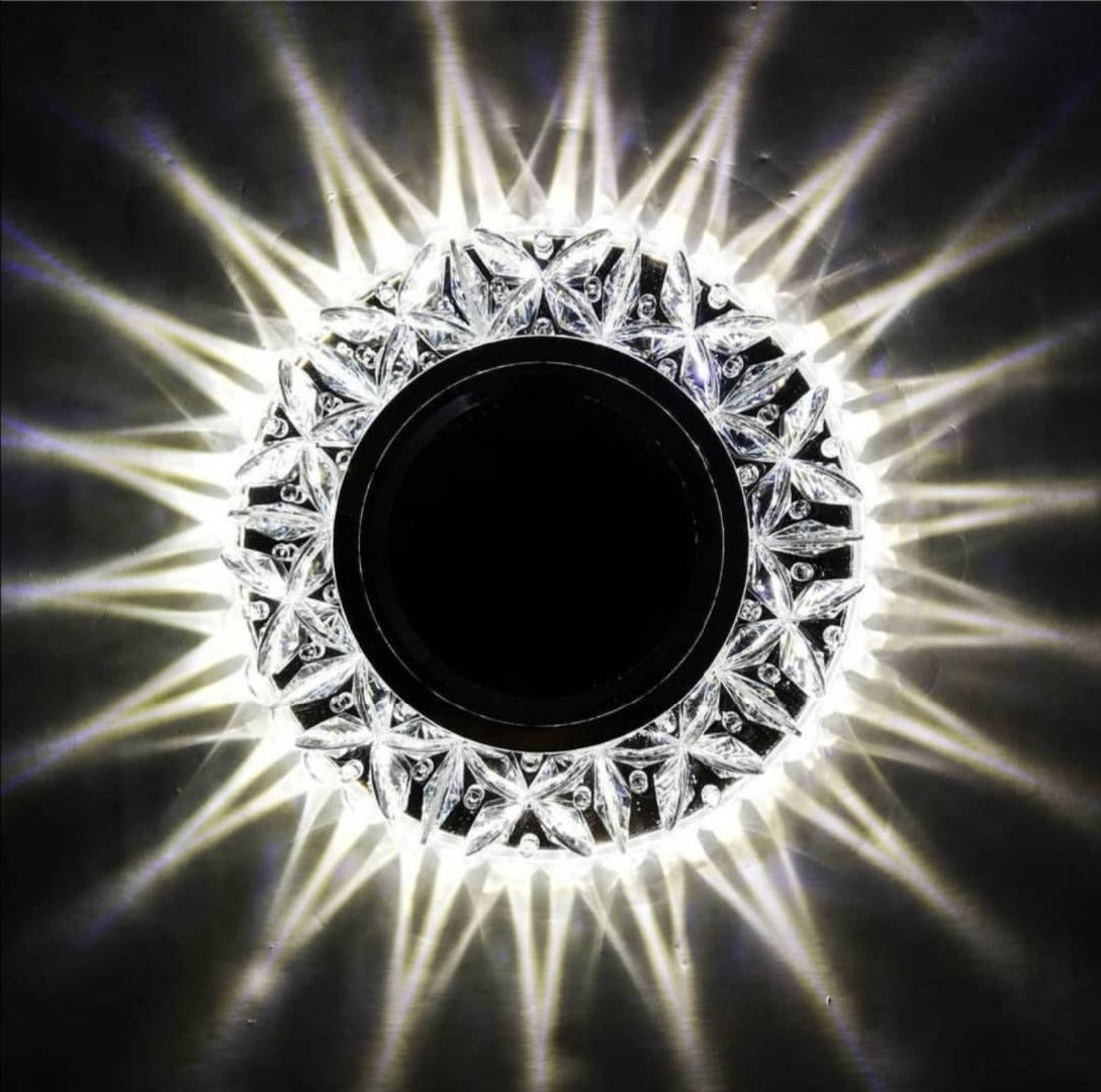 

Декоративный встраиваемый светильник Feron 7103 3W MR16 с LED подсветкой (15 LED 2835SMD 4000K)