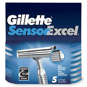 

Cменные кассеты Gillette Sensor Excel (5 шт)