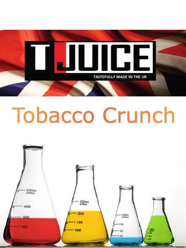 

Набор для замеса жидкости T-Juice Tobacco Crunch 100 мл. 50/50, 9 мг/мл