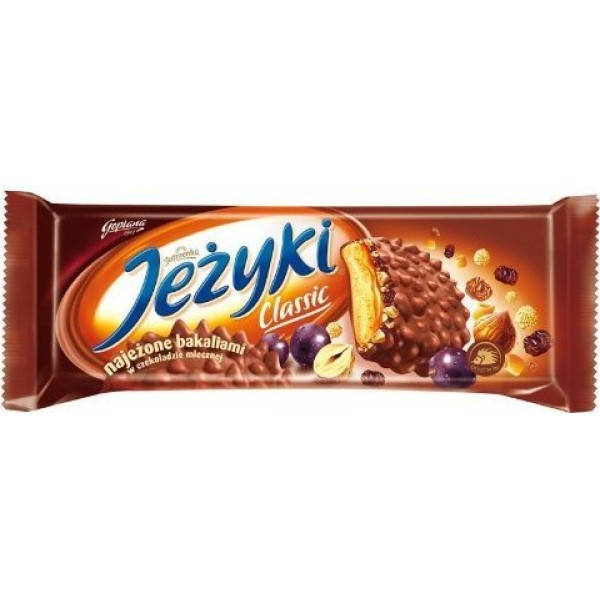 

Печенье Golpana Jeżyki Classic с изюмом и орехами, 140 г