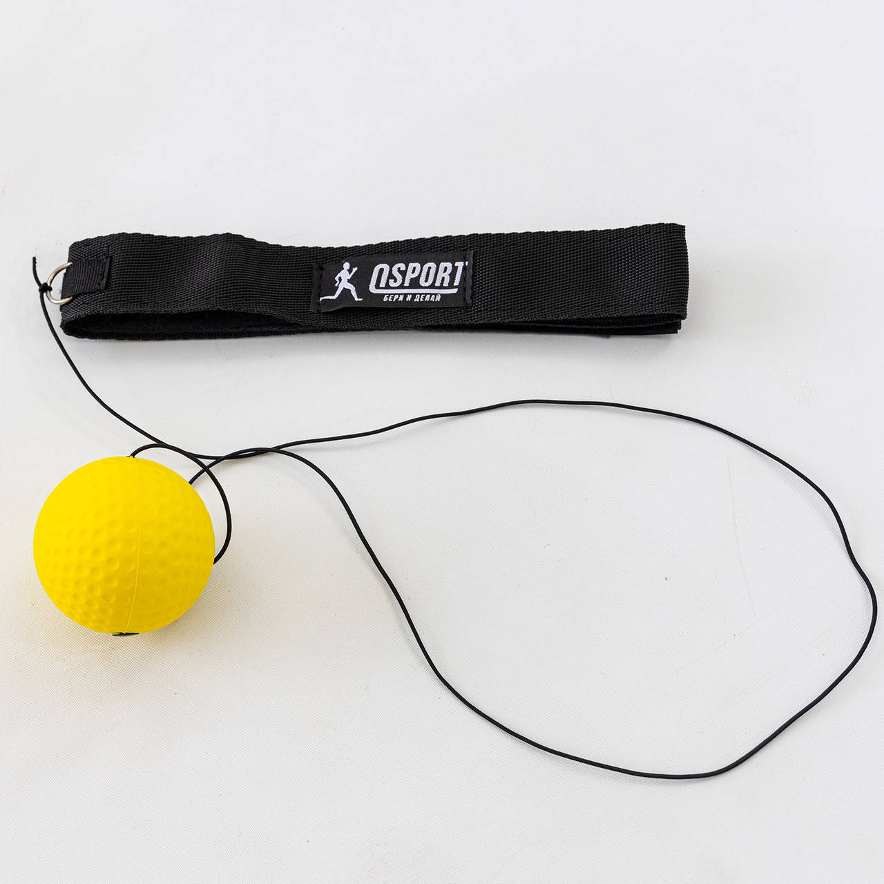 

Тренажер fight ball (файт бол) мячик для бокса на резинке OSPORT Lite Plus (OF-0007) Желтый, Разные цвета