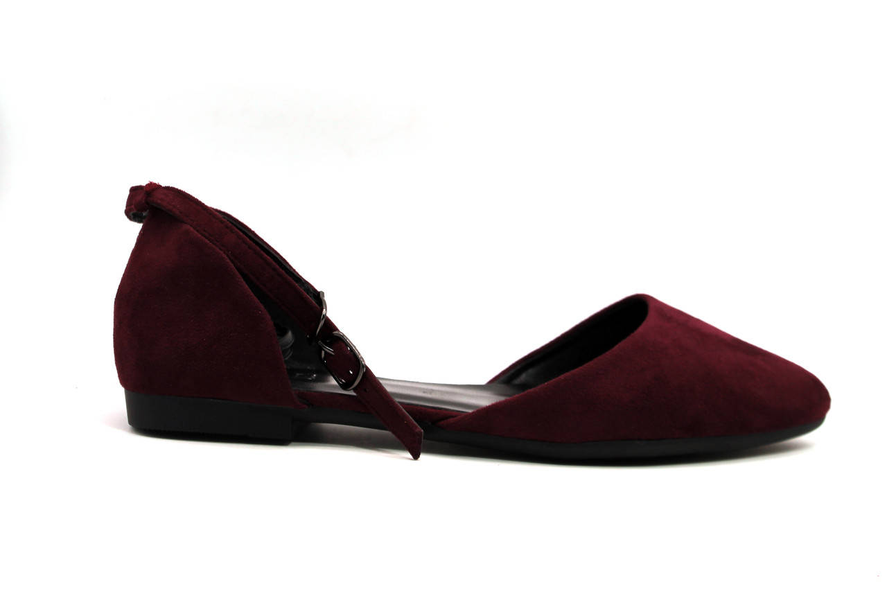 

Балетки женские бордового цвета 41