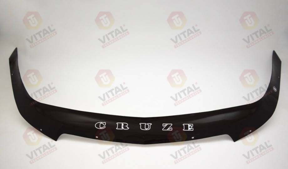 

Дефлектор капота VT52 (мухобойка) Chevrolet Cruze 1 2009-2015, Vip Tuning, CH04