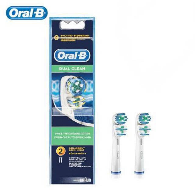 

Сменные насадки для электрической зубной щетки Oral-B EB417 Dual Clean 2 шт