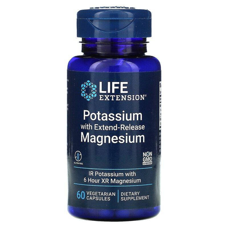 

Life Extension Potassium with Extend-Release Magnesium 60 капсул