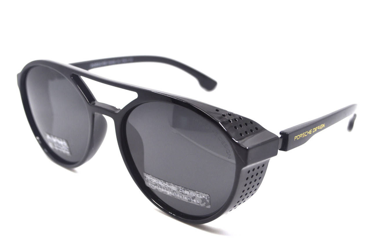 

МУЖСКИЕ ПОЛЯРИЗОВАННЫЕ СОЛНЦЕЗАЩИТНЫЕ ОЧКИ Porsche design 844 Черные-глянцевые, Черный
