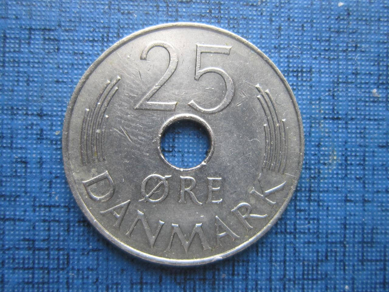 

Монета 25 эре Дания 1976