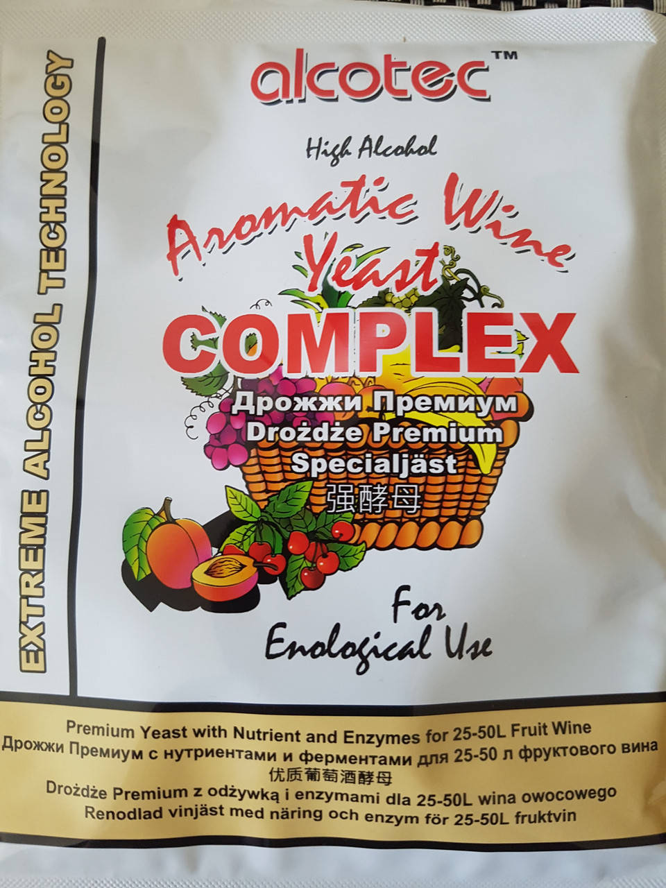 

Винні Дріжджі Турбо Alcotec Aromatic Complex
