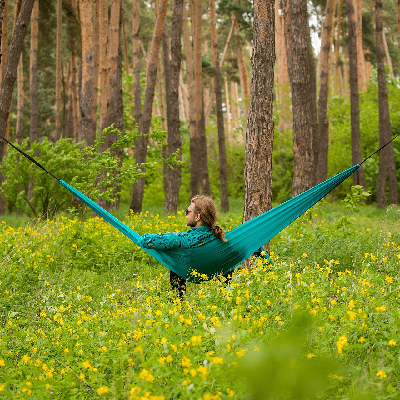 

Гамак без перекладины Levitate CHILL cosmic blue Гамак для дачи