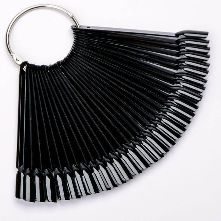 

Палитра веер для дизайна №5, на кольце, 50 шт., Черный