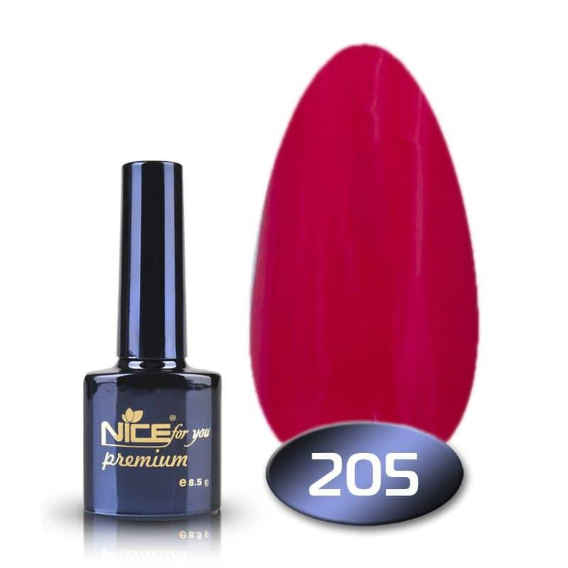 

Гель-лак Nice for you Premium №205 фуксия 8,5 мл.