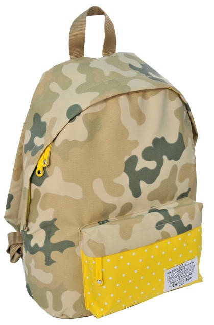 

Рюкзак Paso CM-222C камуфляж/желтый 15 л