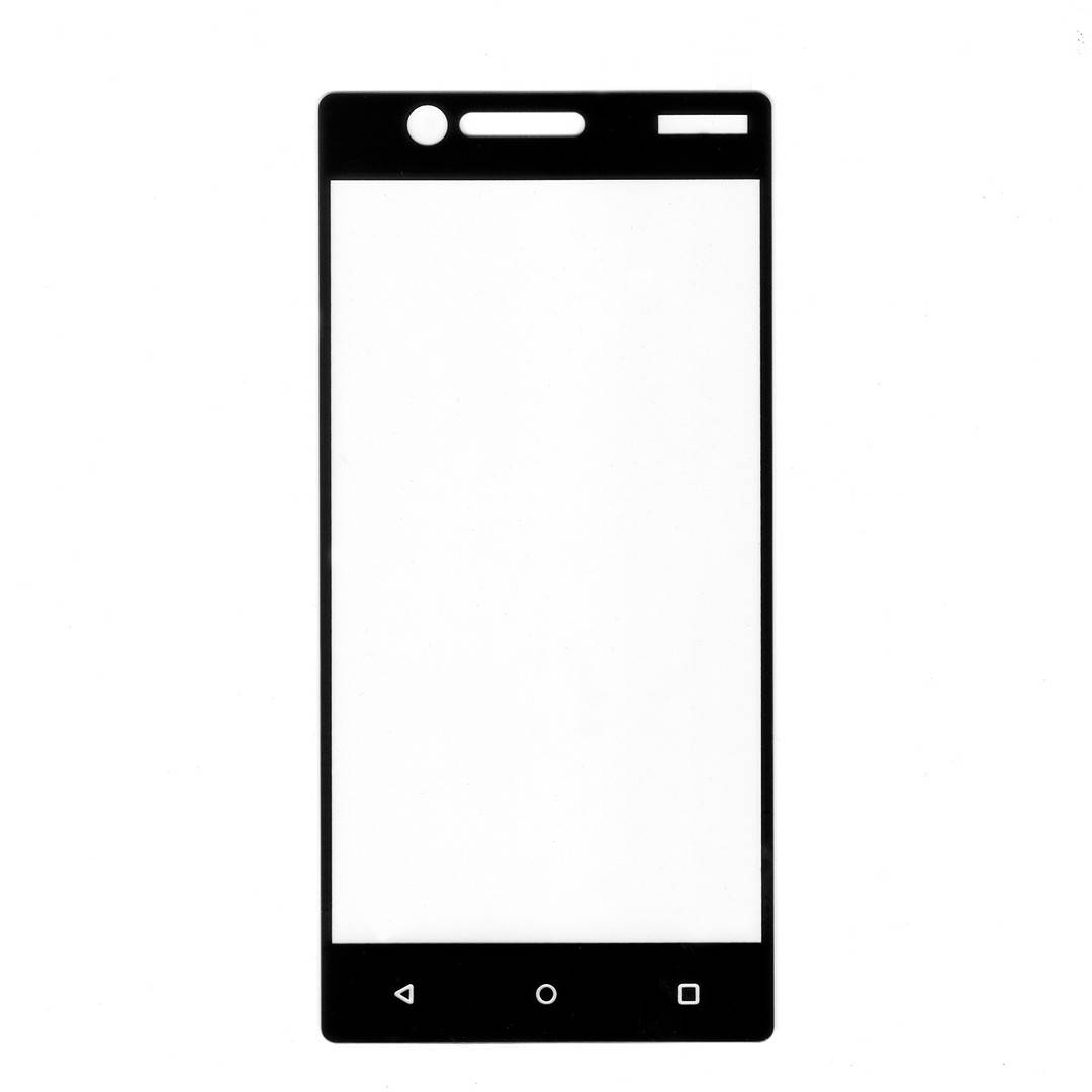 

Защитное стекло 2,5D Full Cover для Nokia 3 (black silk), Прозрачный