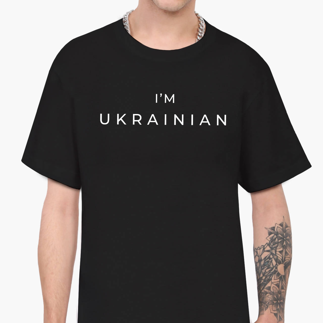 

Футболка мужская Я - украинец Черный (9223-3751) L