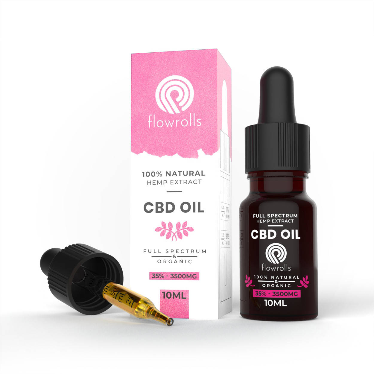 

Масло КБД CBD oil 35% Flowrolls Польша