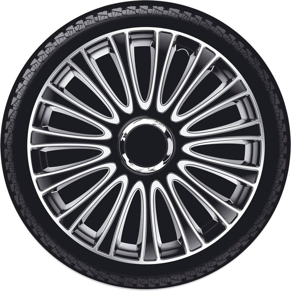 

R13 LEMANS PRO silver black Колпаки на колеса Р13