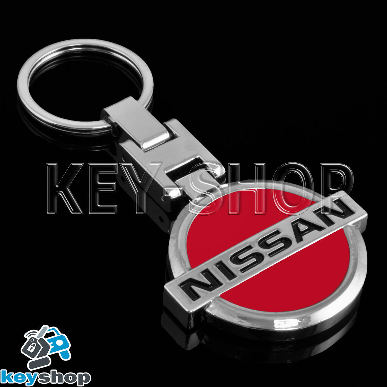 

Брелок для авто ключей Nissan (Ниссан) металлический