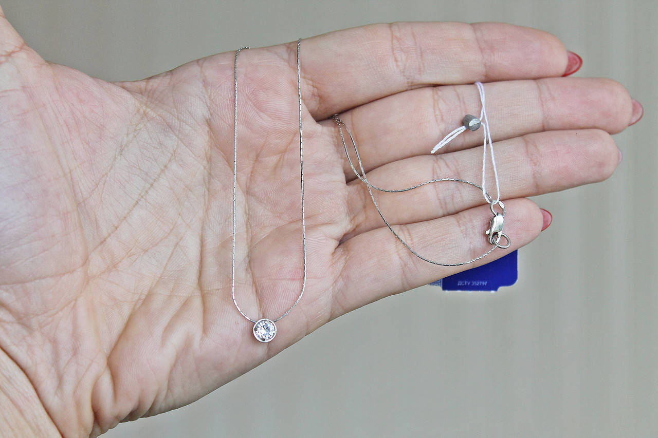 

Серебряное колье Стиль 40 см