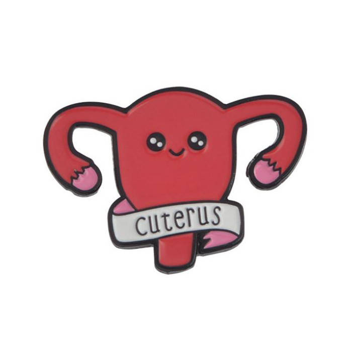 

"Милая матка Cuterus" значок (пин) металлический
