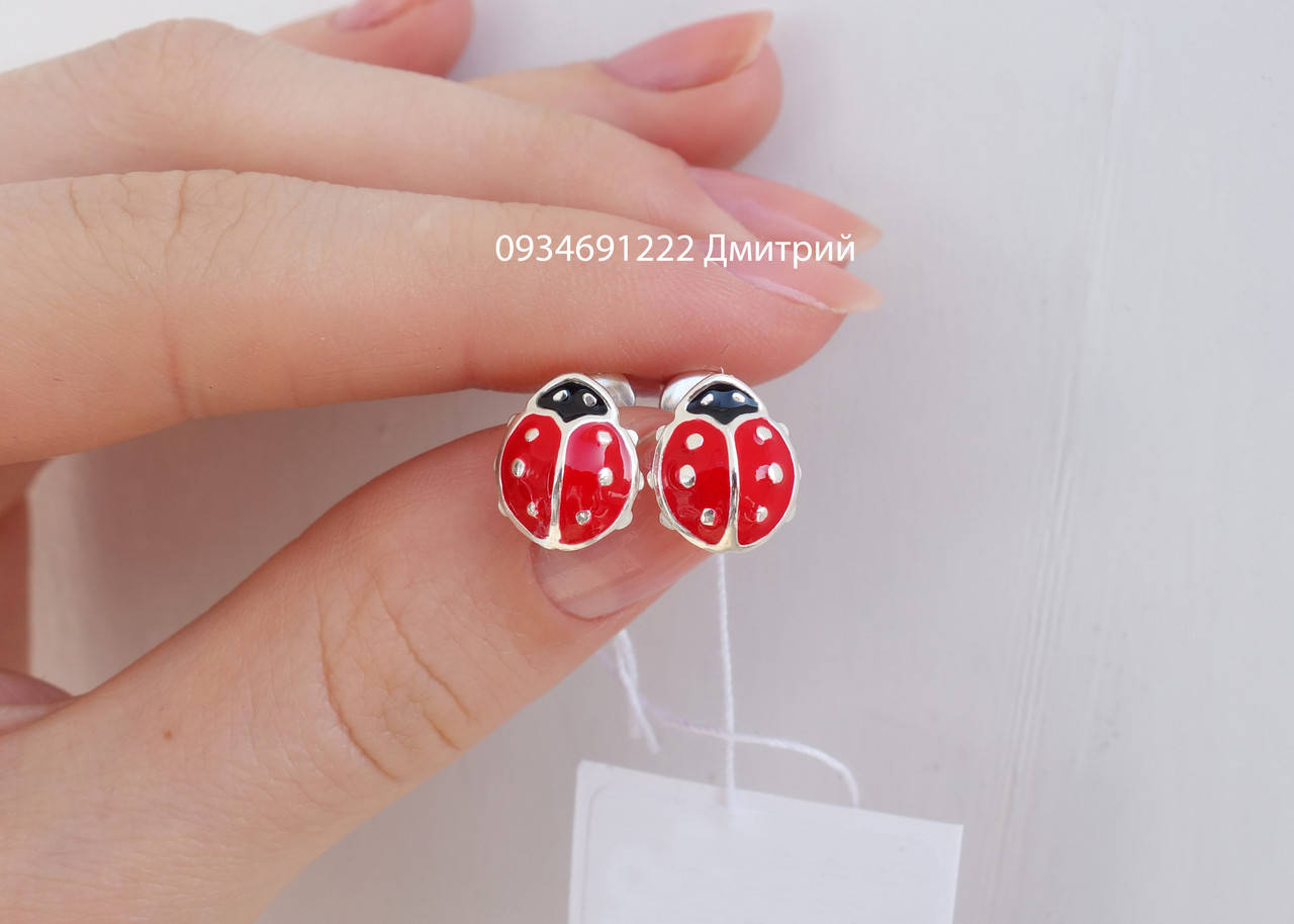 

Серебряные гвоздики Божие коровки